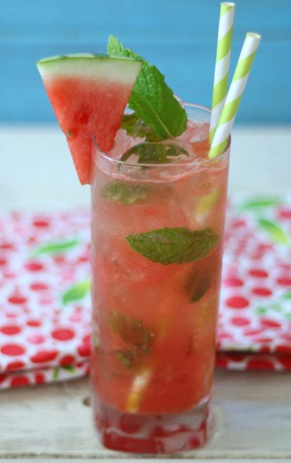 Skinny Watermelon Mojito