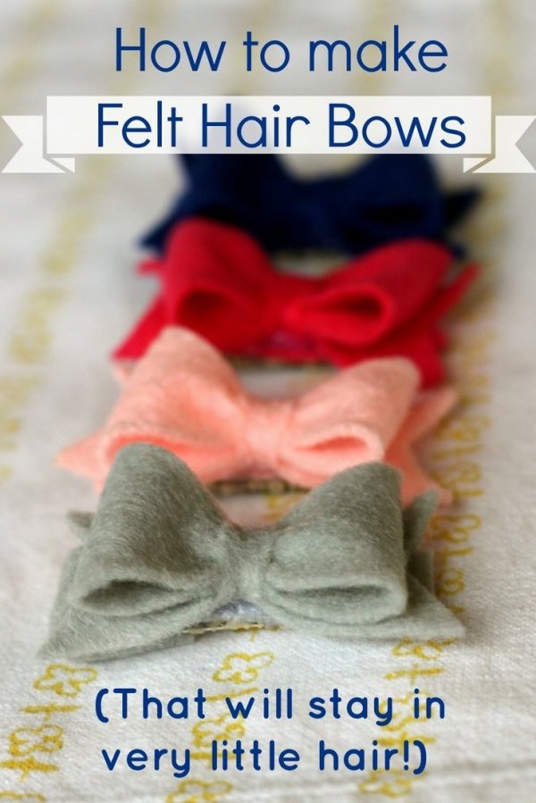 Felt Hair Bows