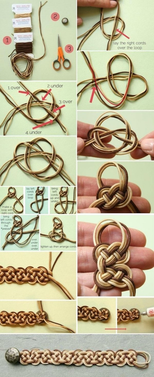 Ombre Celtic Knot Bracelet