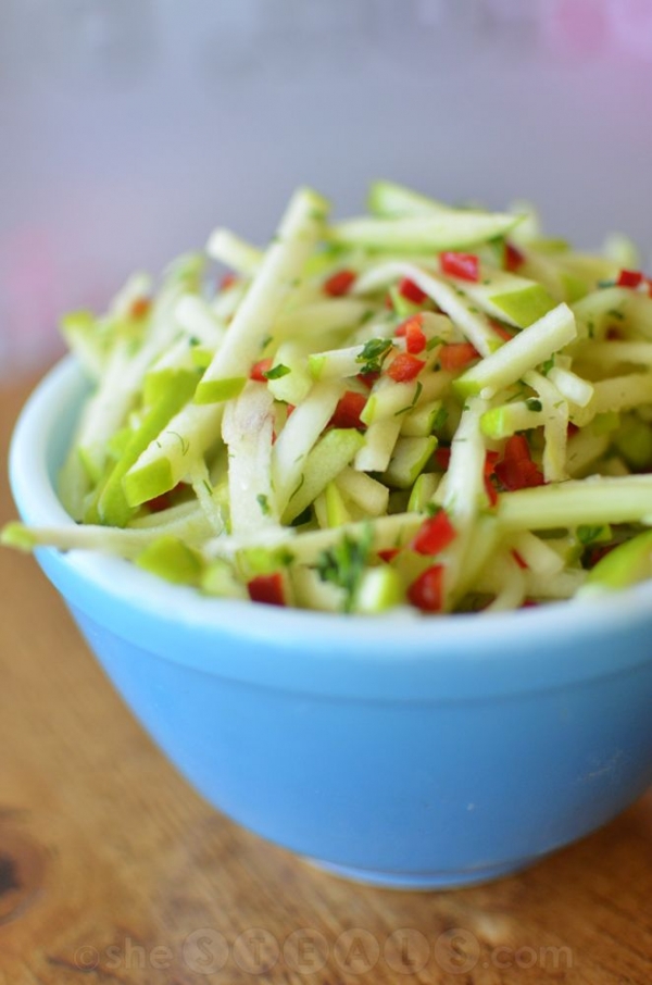 Crisp Cucumber and Apple Salad