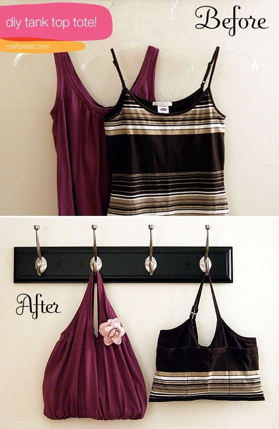 DIY Tank Top Beach Bag