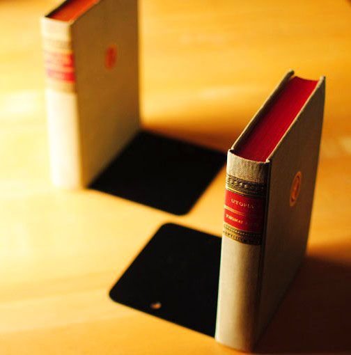 DIY Hidden Bookends