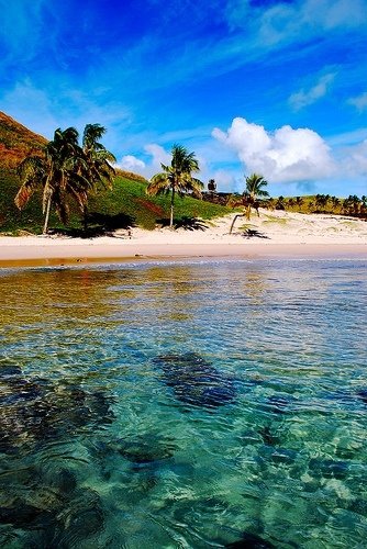 Anakena Beach, Easter Island