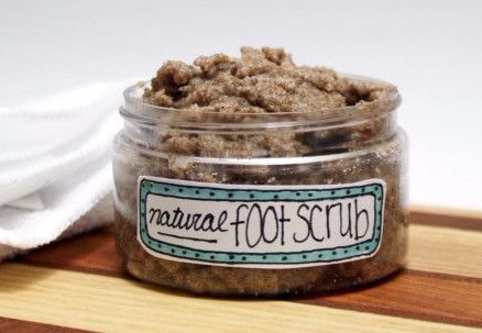 All-Natural Homemade Foot Scrub