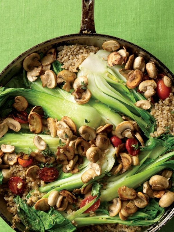 Bok Choy Skillet Supper