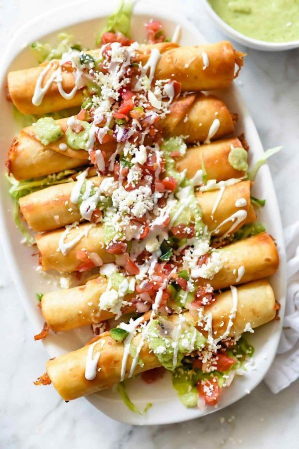 Dish, Food, Cuisine, Taquito, Ingredient,