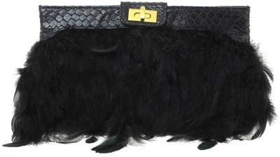 ASOS Feather Clutch Bag