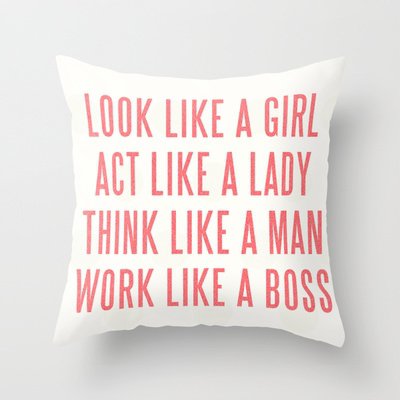 Boss Throw Pillow by Wesley Bird