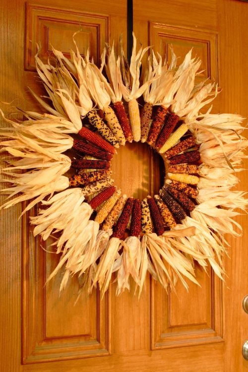 Indian Corn Wreath