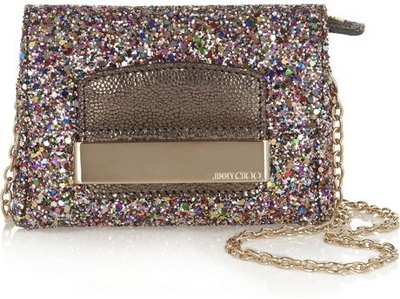 Jimmy Choo Caro Glitter Mini Bag