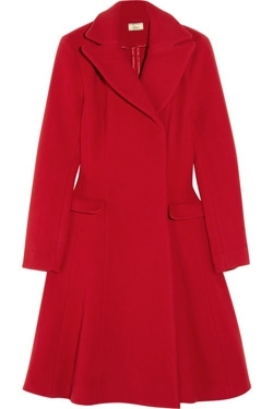 Issa Flared Wool Princess Coat