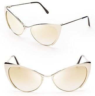 Nastasya Metal Cat’s-eye Sunglasses