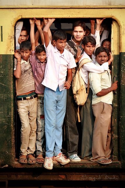 Passengers on a Train