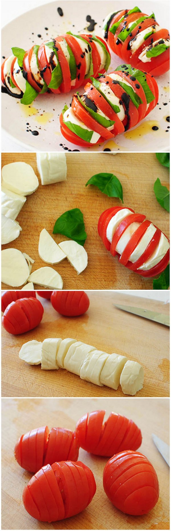 Hasselback Tomato Caprese