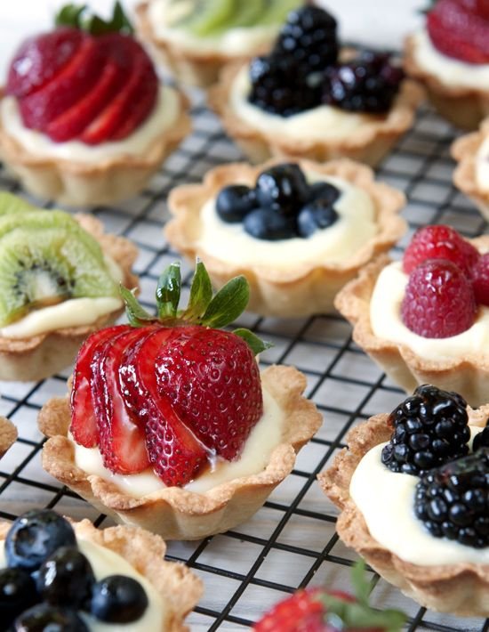 Fruit & Cream Mini-Tarts