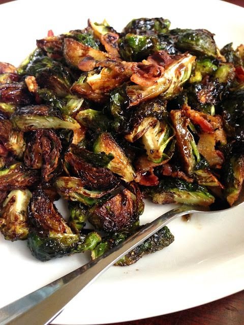 Balsamic Brown Sugar Brussels Spouts