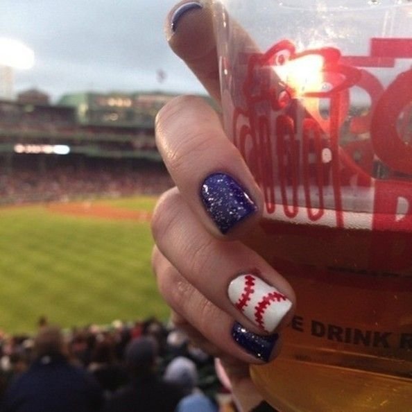 Baseball Nail Art is a Home Run