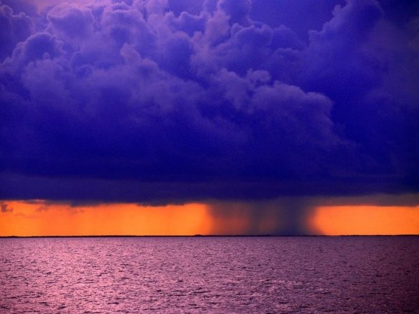 Rain Storm over Belize