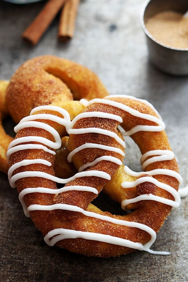 Cinnamon Sugar Soft Pretzels