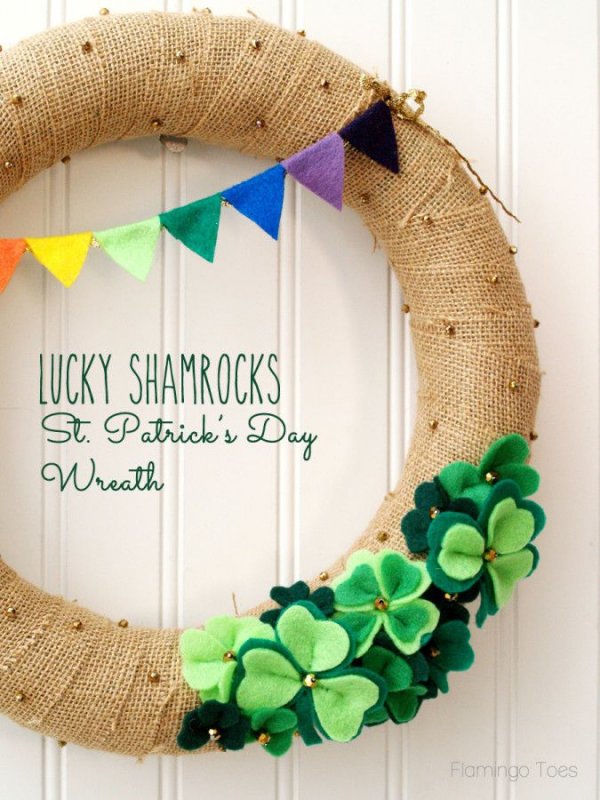 Shamrocks Wreath