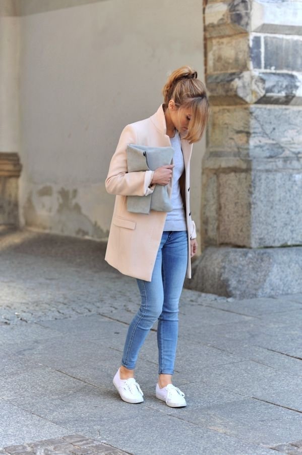 Peach Long Blazer