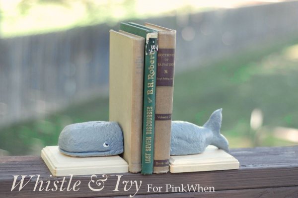 Whale Bookends