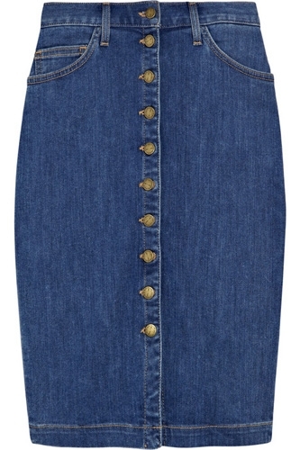 Current/Elliot the Dorothy Stretch-Denim Pencil Skirt