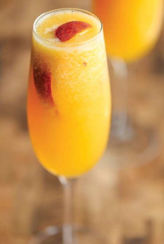 Frozen Peach Bellini
