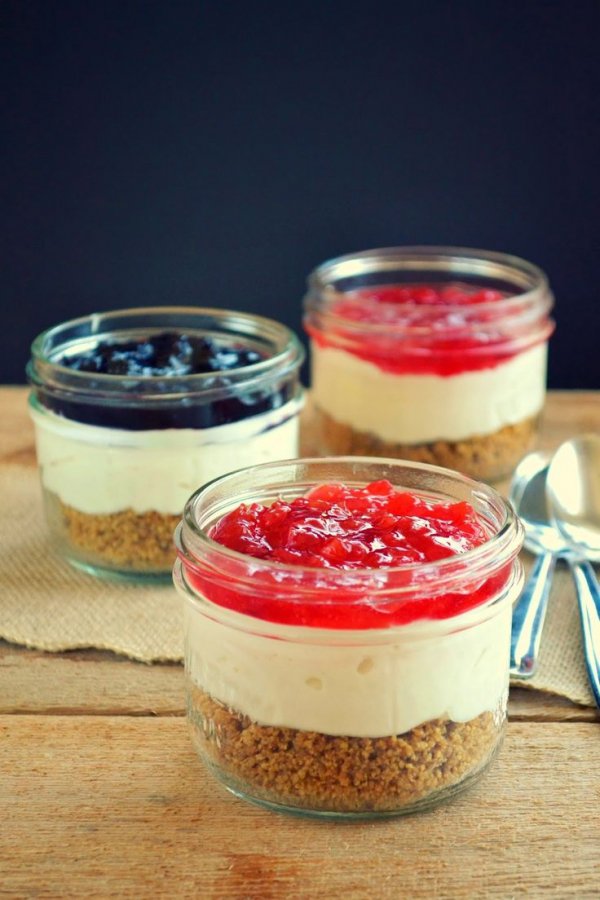 Individual No Bake Cheesecakes