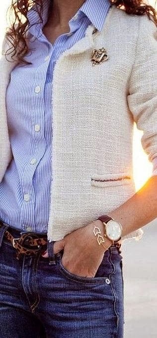 Cropped Tweed Jacket