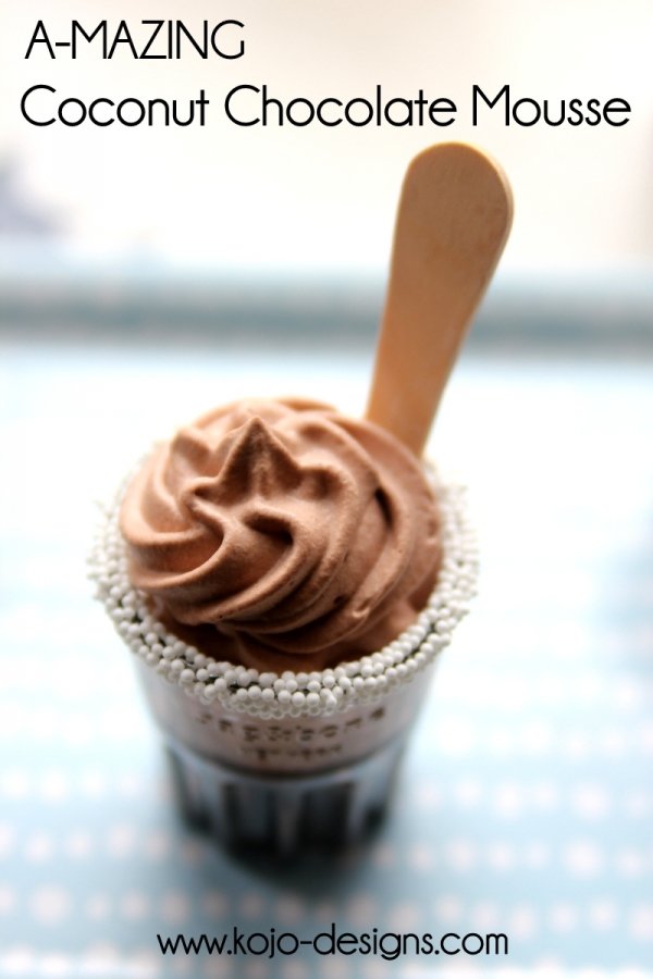 Coconut Chocolate Mousse