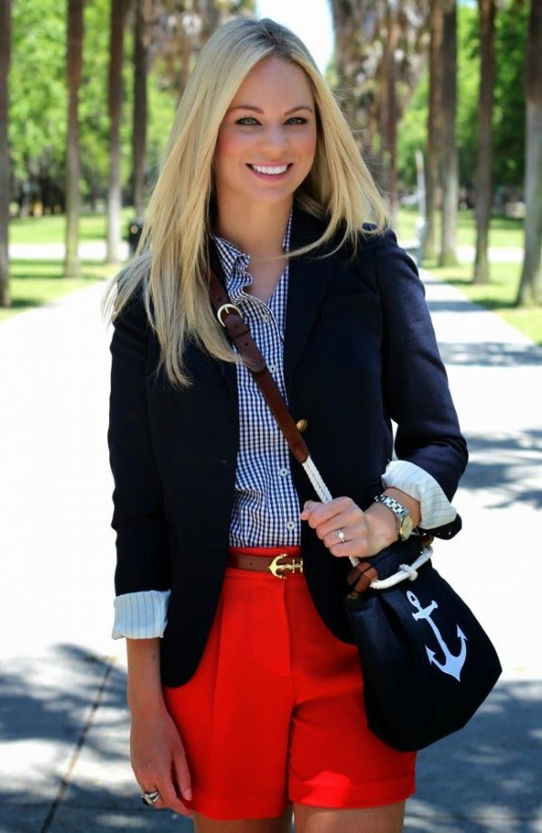 Add a Navy Blazer