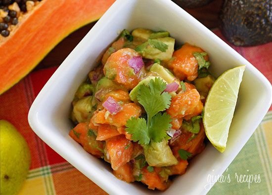 Papaya Avocado Salad