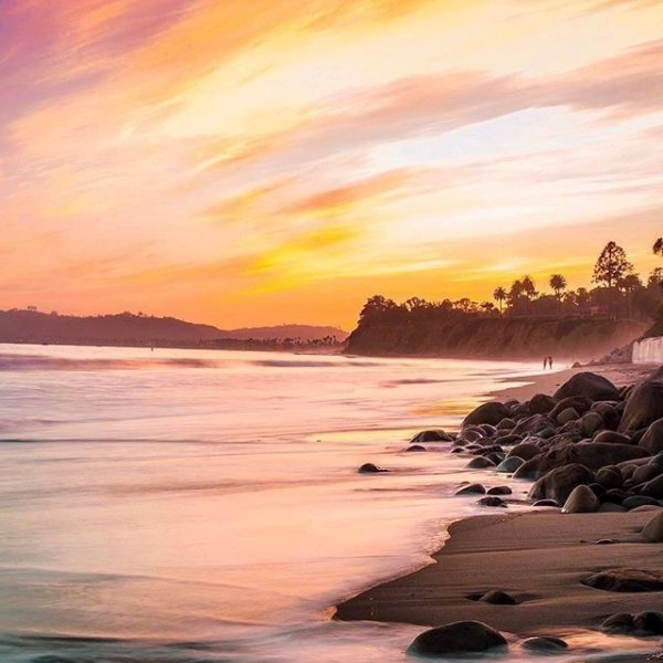 shore, coast, sunset, sea, sunrise,