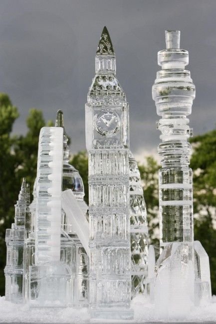 Percy Salazar's London Landmarks Ice Sculpture