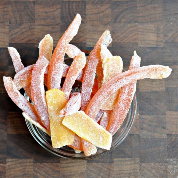 Candied Grapefruit Peel