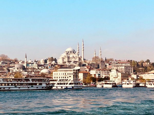 city, waterway, sea, water transportation, sky,