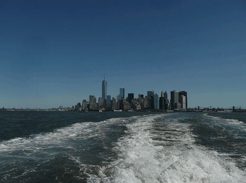 New York City, Staten Island Ferry, sea, blue, ocean,