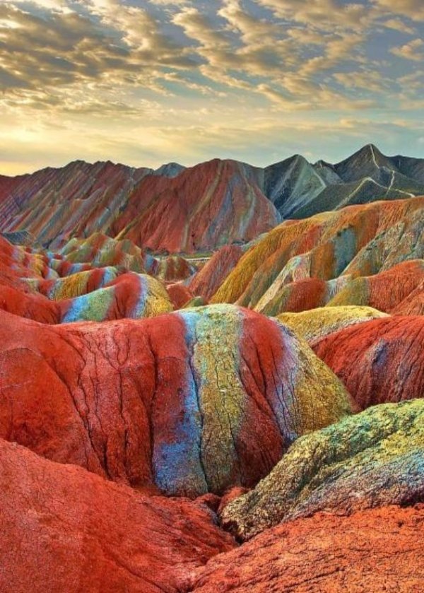 Rainbow Mountains, China