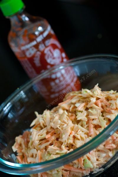 Spicy Sriracha Cole Slaw