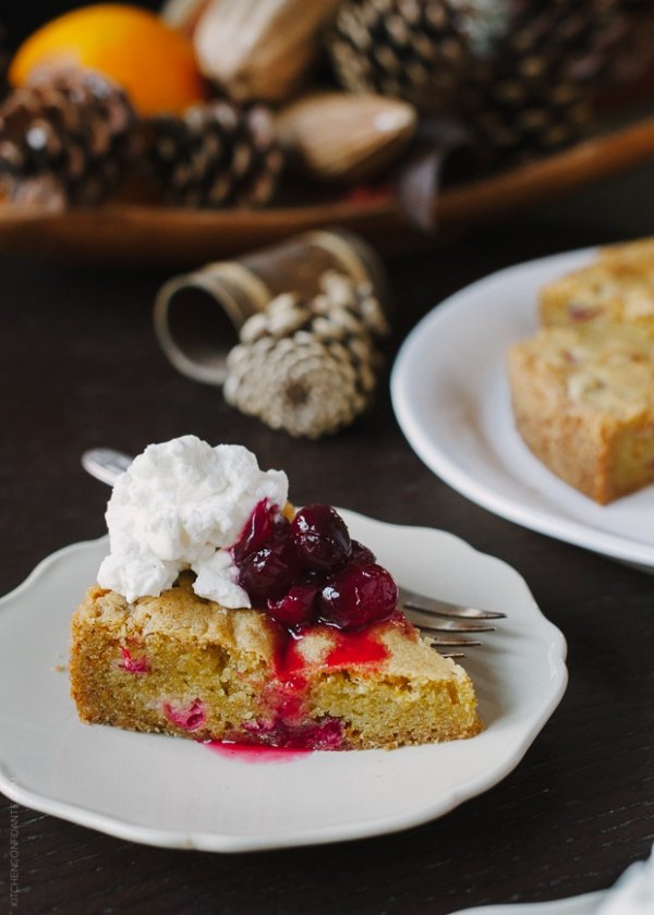 Cranberry Olive Oil Cake