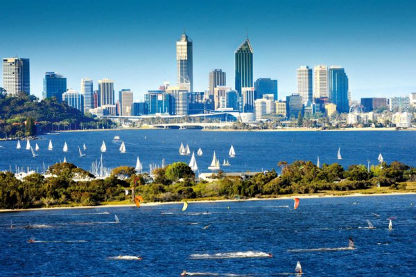 Perth, skyline, horizon, city, geographical feature,