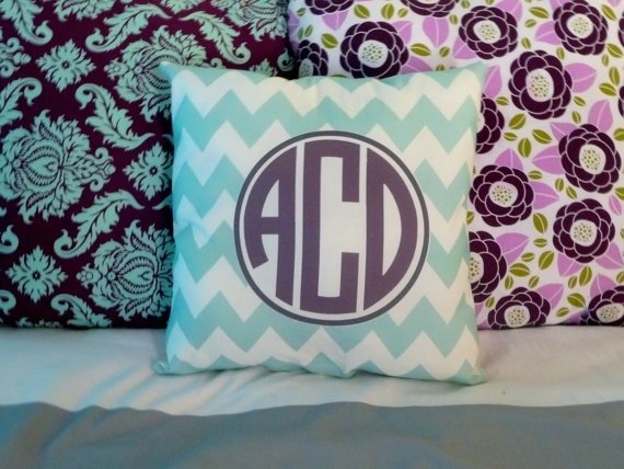 Chevron and Monogram