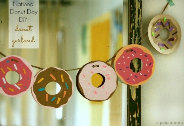 Paper Donut Garland