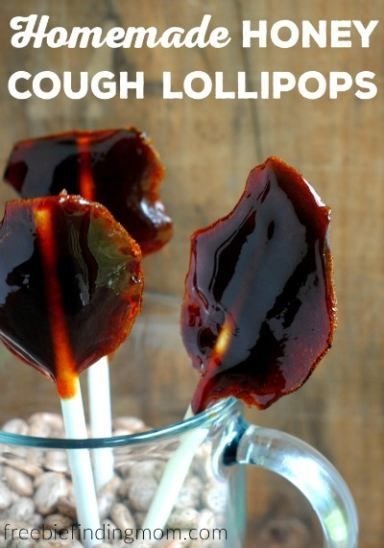 Honey Flavored Homemade Cough Lollipops