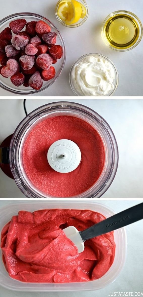 Quick Frozen Strawberry Yogurt