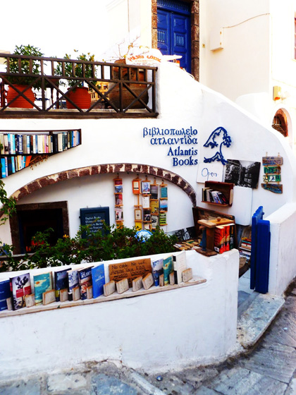 Atlantis Books, Santorini, Greece