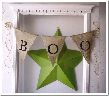 Burlap Banner