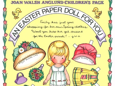 Easter Paper Dolls