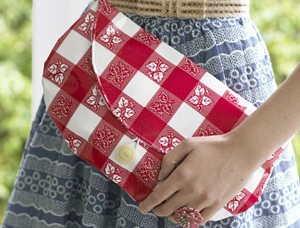 Oil Cloth Clutch